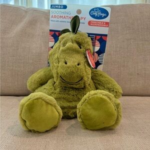 NWT CozyHugs Aromatherapy Plush Animal. Lavender Dino